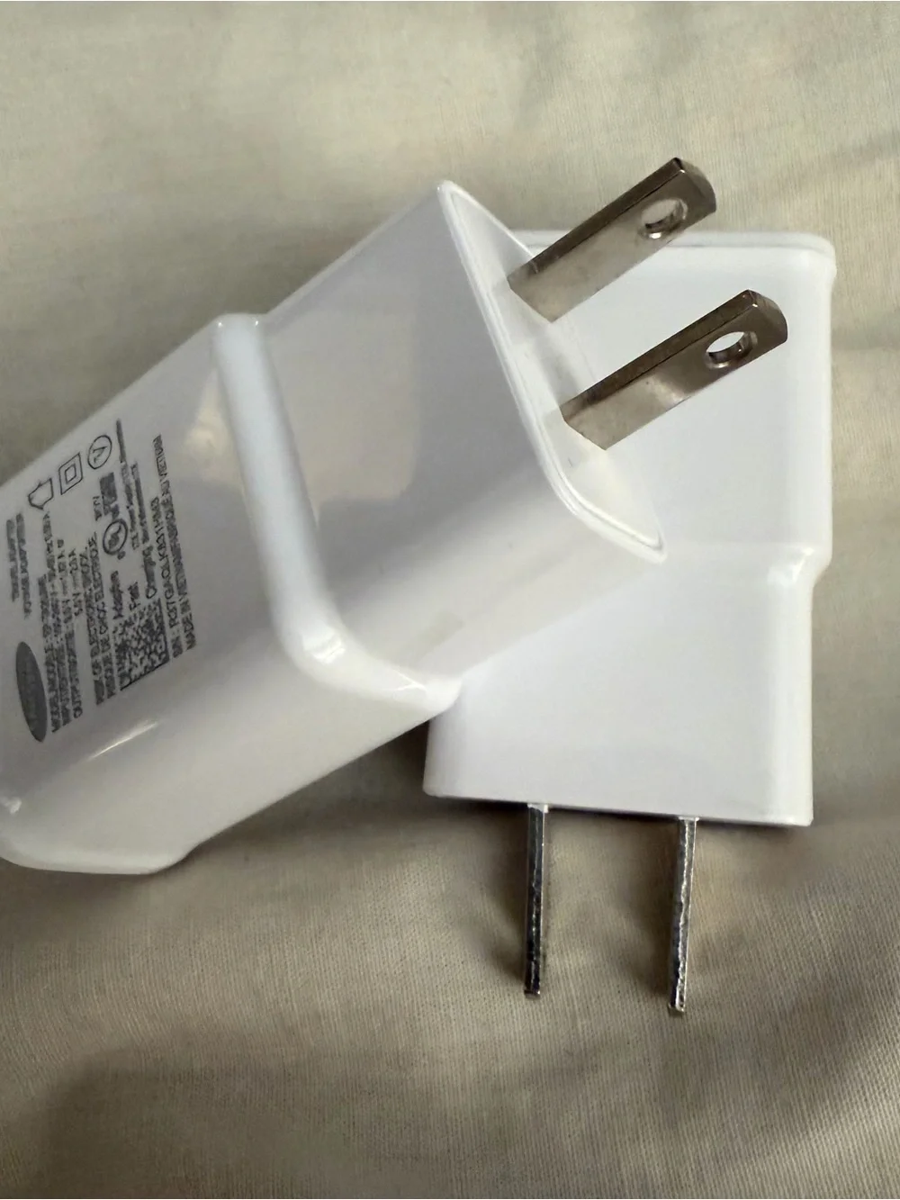 Samsung White USB Travel Wall Charger Adapters - Pair